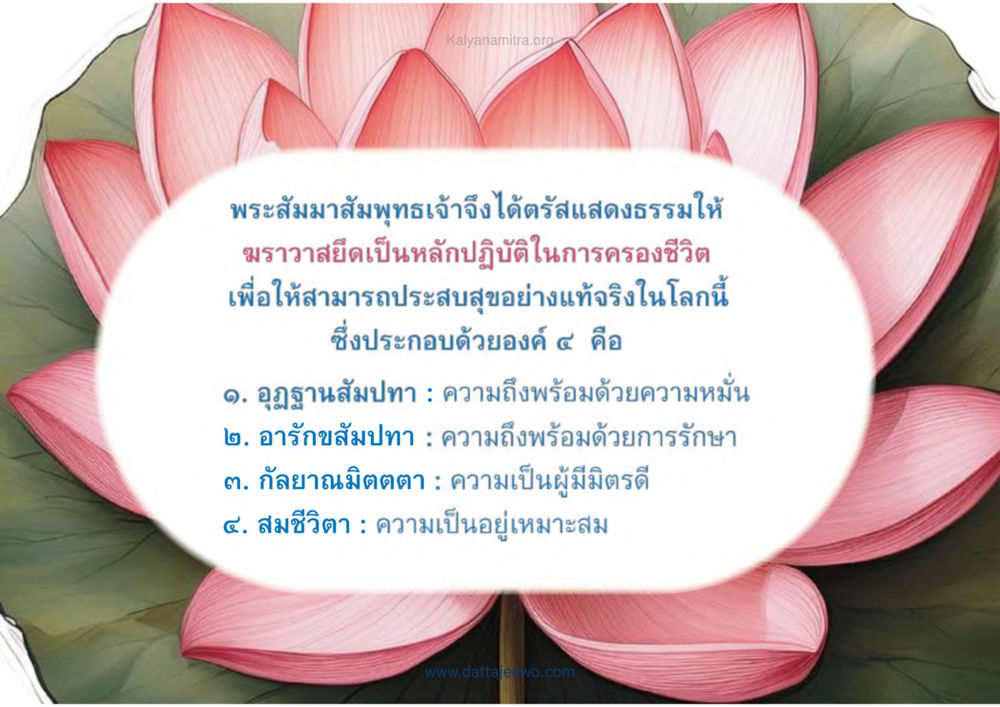 หลักธรรมของพระสัมมาสัมพุทธเจ้า เหตุแห่งชีวิตรุ่ง ทางมาหน้าที่พลเมืองมิตรแท้ หน้า 34