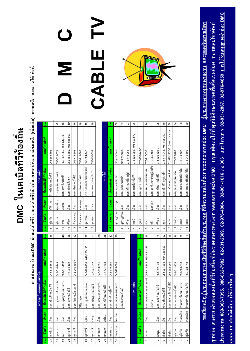 DMC ในเคเบิลทีวีท้องถิ่น วารสารอยู่ในบุญ ประจำเดือนธันวาคม พ.ศ.2549 หน้า 83