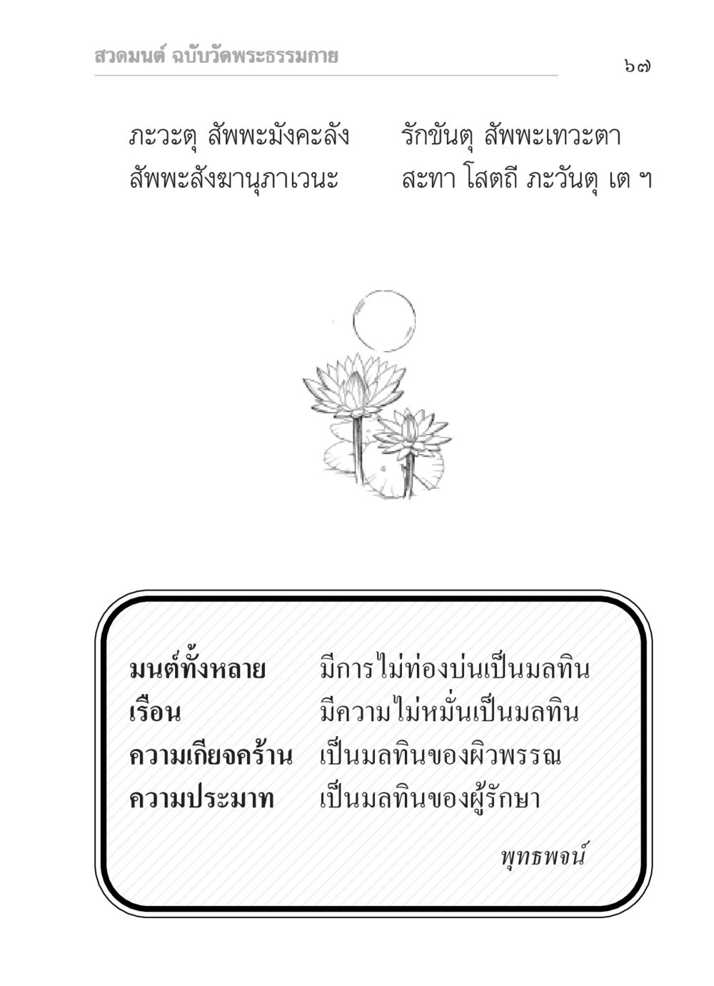 null สวดมนต์ ฉบับวัดพระธรรมกาย หน้า 68