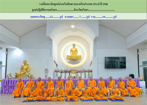 ศูนย์ปฏิบัติธรรมยโสธร