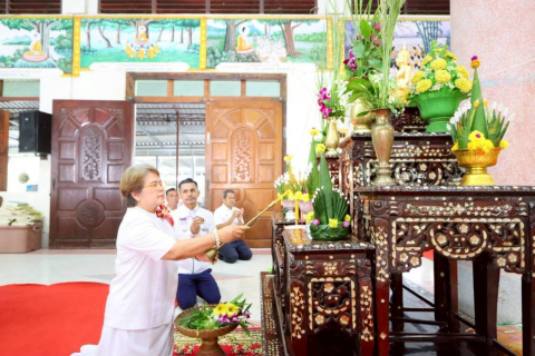 ภาพร่วมพิธีกรรมวัดปัจฉิมวัน