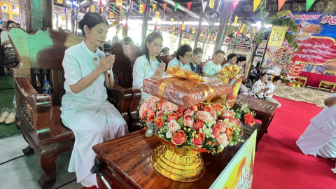 ภาพร่วมพิธีกรรมวัดพรหมคุณาราม(วัดบางตะคอย)