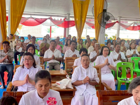 ภาพร่วมพิธีกรรมวัดวุ้งสุทธาวาส