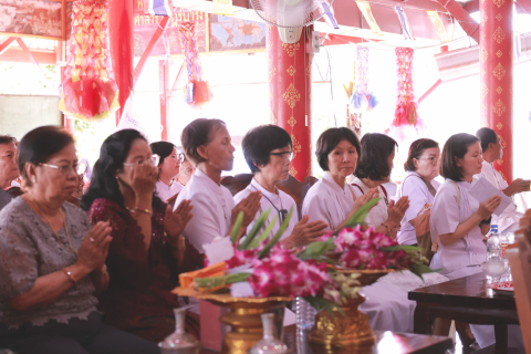 ภาพร่วมพิธีกรรมวัดดาวคะนอง