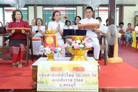 ภาพกล่าวคำถวายกฐินวัดพุกร่าง