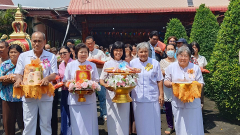 ภาพร่วมพิธีกรรมวัดจั่นเสือ