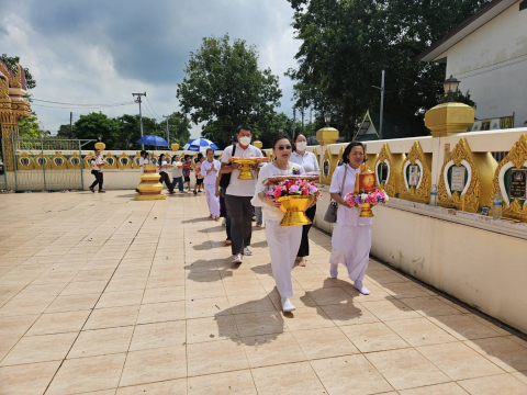 ภาพร่วมขบวนกฐินวัดห้วยขมิ้น