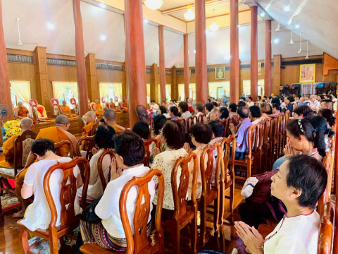 ภาพร่วมพิธีกรรมวัดจินดามณี