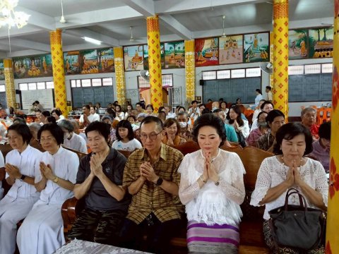 ภาพร่วมพิธีกรรมวัดตึกราชา