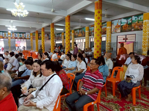 ภาพร่วมพิธีกรรมวัดตึกราชา