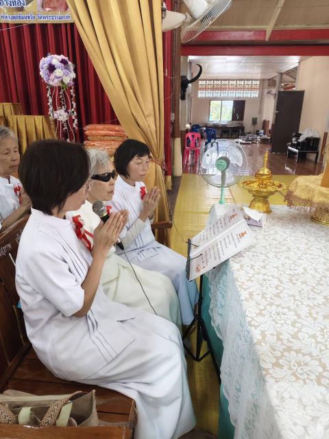 ภาพกล่าวคำถวายกฐินวัดไผ่ล้อม