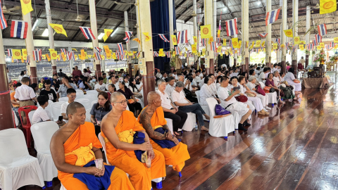 ภาพร่วมพิธีกรรมวัดสามขาว