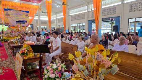 ภาพร่วมพิธีกรรมวัดลั่นทม
