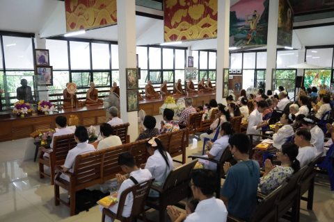 ภาพร่วมพิธีกรรมวัดป่าศรัทธาธรรม