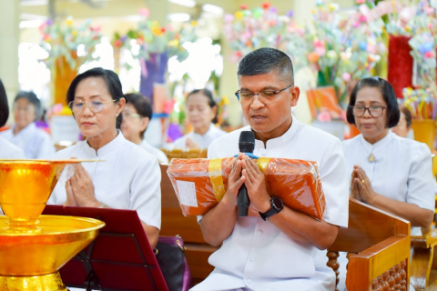 ภาพกล่าวคำถวายกฐินวัดหนองเสือ
