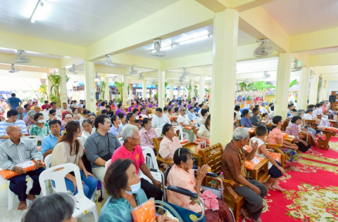 ภาพร่วมพิธีกรรมวัดหนองเสือ