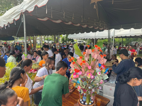 ภาพร่วมพิธีกรรมวัดพุตาเฮียงสามัคคีธรรม