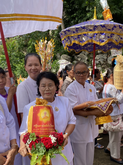 ภาพร่วมพิธีกรรมวัดเขาจันทร์ศิลาภรณ์