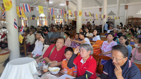 ภาพร่วมพิธีกรรมวัดเกตชยาราม