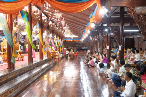 ภาพร่วมพิธีกรรมวัดราษฎร์ศรัทธา