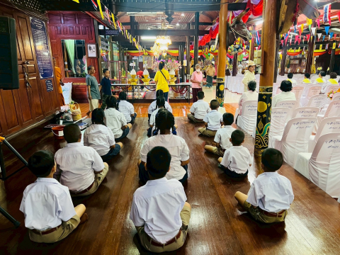 ภาพร่วมพิธีกรรมวัดถิ่นปุรา