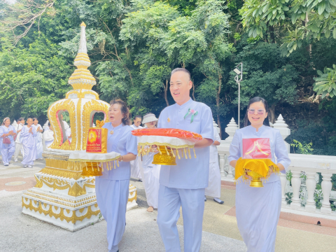 ภาพร่วมขบวนกฐินวัดเขาช่องพราน