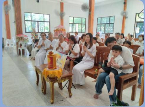ภาพร่วมพิธีกรรมวัดหนองนางแพรว