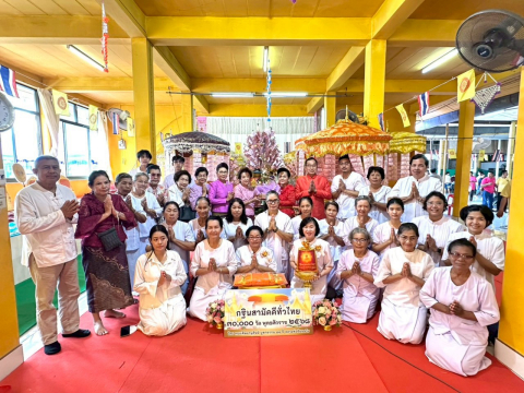 ภาพร่วมพิธีกรรมวัดโพธิ์ศรีสำราญ