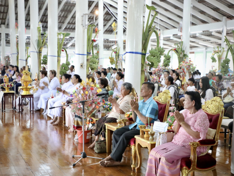 ภาพร่วมพิธีกรรมวัดป่าพระเจ้า