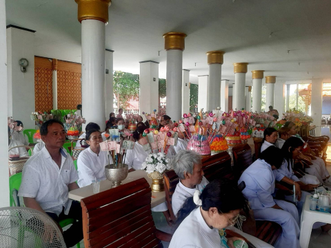 ภาพร่วมพิธีกรรมวัดดอนหอคอย