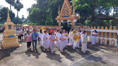 ภาพร่วมพิธีกรรมวัดอัมพวนาราม