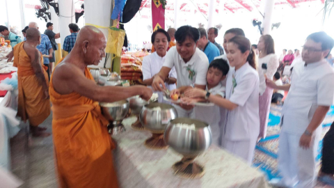 ภาพร่วมพิธีกรรมวัดอัมพวนาราม