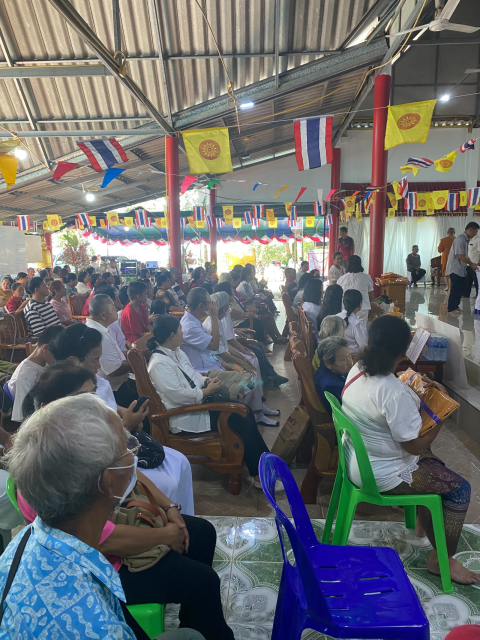 ภาพร่วมพิธีกรรมสำนักสงฆ์เนินไม้หอม