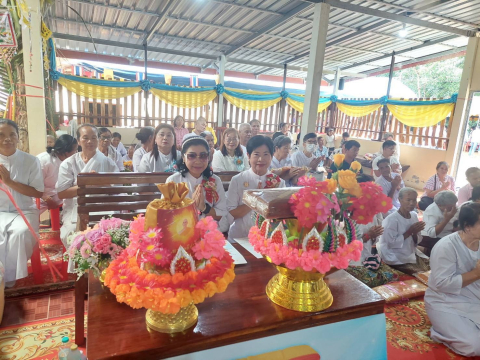 ภาพร่วมพิธีกรรมวัดป่าภูงาม