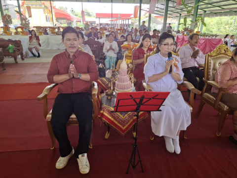 ภาพกล่าวคำถวายกฐินวัดเสม็ดใต้