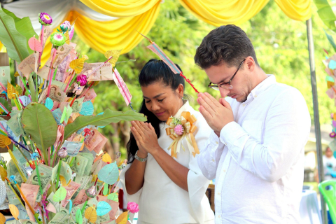 ภาพร่วมพิธีกรรมวัดราษฎร์บำรุง