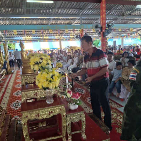 ภาพร่วมพิธีกรรมวัดลาภี