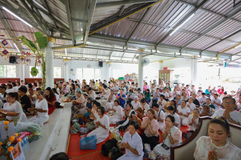 ภาพร่วมพิธีกรรมวัดป่าดอยเทพนิมิต