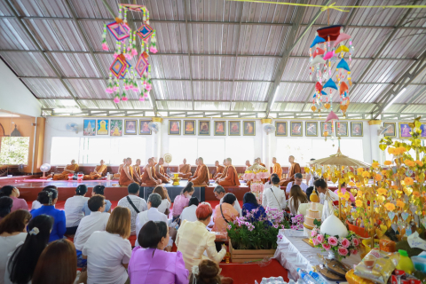 ภาพร่วมพิธีกรรมวัดป่าดอยเทพนิมิต