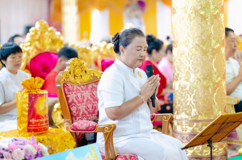 ภาพกล่าวคำถวายกฐินวัดศรีสุนทร