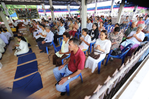 ภาพร่วมพิธีกรรมสำนักสงฆ์วิจิตรประชาราม