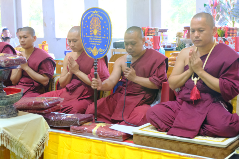 ภาพร่วมพิธีกรรมวัดป่านิรมิต