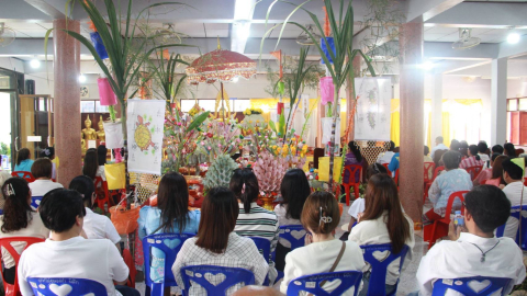 ภาพร่วมพิธีกรรมวัดวังชมพู