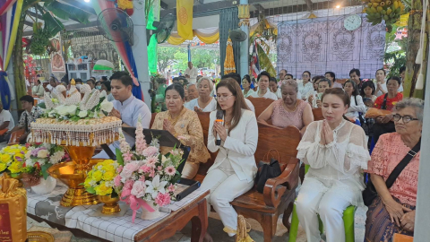 ภาพกล่าวคำถวายกฐินวัดหนองหูช้าง