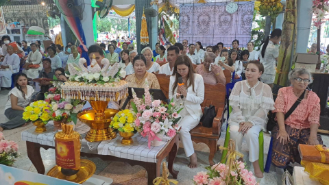 ภาพร่วมพิธีกรรมวัดหนองหูช้าง