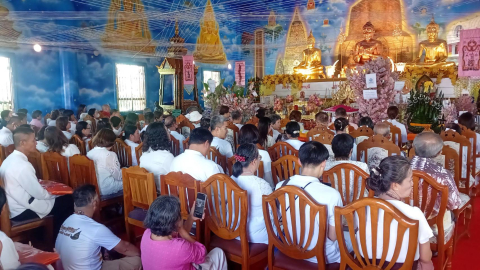 ภาพร่วมพิธีกรรมวัดแพะโรงสูบ
