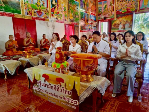 ภาพกล่าวคำถวายกฐินวัดโศภนาลัย