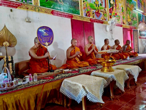 ภาพร่วมพิธีกรรมวัดโศภนาลัย