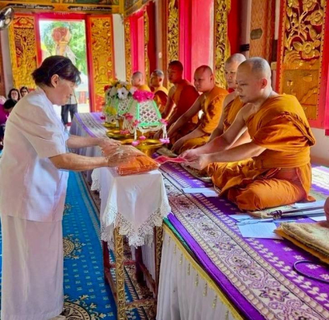 ภาพร่วมพิธีกรรมวัดสวรรค์นิเวศ