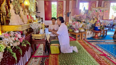 ภาพร่วมพิธีกรรมวัดสวรรค์นิเวศ